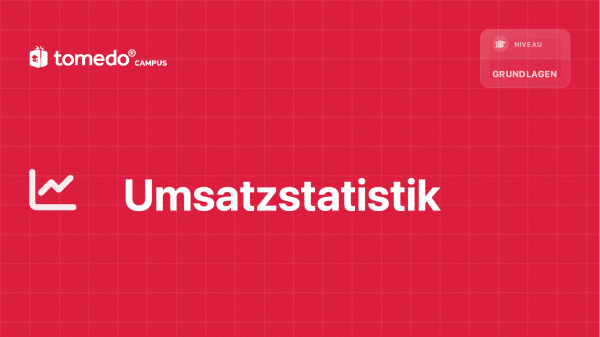 Workflow: Umsatzstatistik